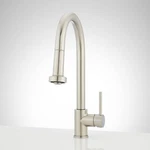Signature Hardware 482238 Ridgeway Touchless Kitchen Faucet - Stainless. Fixed Price $299.95.