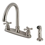 Kingston Brass FB7798AXSP Victorian 8-INCH Centerset Kitchen Faucet With Sprayer. Fixed Price $98.53.