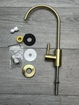 Kes Ro Z504CLF-BZ Deck Mount Water Faucet Brushed Brass *blemishes*. Fixed Price $22.49.