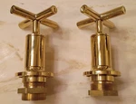 Kohler Purist Deck Or Wall Mount High-flow Bath Valve Trim Handles Gold. Fixed Price $69.00.