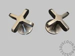 Brizo HX5373-BN Odin Low Cross Faucet Handles Brilliance Brushed Nickel. Fixed Price $150.00.