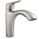 Kohler K-30468-VS Rival 1.5 Gpm Single Hole Pull-out Kitchen Faucet, Stainless. Fixed Price $195.00.