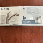 New Moen 87039SRS Medina 1-HANDLE Pulldown Kitchen Faucet Stainless B171. Fixed Price $109.95.