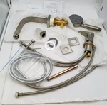 Alfi Brand AB2703-BN Deck Mounted Roman Tub Filler-brushed NICKEL-811413022868. Fixed Price $284.99.
