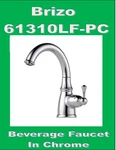 Brizo 61310LF Pc Traditional Beverage Faucet Ro/filtered Water Tap. Fixed Price $149.95.