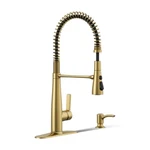 Kohler Genuine REC22745-SD-2MB Semi Pro Kitchen Faucet Brushed Brass. Fixed Price $547.99.