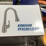 Brand New Proflo Brushed Nickel Kirkham Kitchen Faucet PFXC8512ZBN. Fixed Price $59.00.