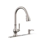 Kohler Capilano Pull-down Kitchen Faucet Vibrant Stainless R24214-SD-VS. Fixed Price $109.97.