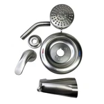 Moen 82613SRN Adler Tub And Shower Package, 1,8 Gpm - Spot Resist Brushed Nickel. Fixed Price $92.90.
