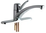 Chicago Faucets 2300-8E34AB Commercial Grade Kitchen Chrome. Fixed Price $732.01.