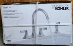 Kohler Maxton R22869-VS Kitchen Faucet With Sidespray Vibrant Stainless. Fixed Price $139.99.