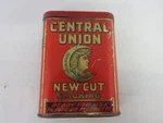 Vintage Advertising Empty Central Union Vertical Pocket Tobacco Tin 782-. Fixed Price $335.00.