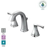 Glacier Bay FW6AC012CP Jaci" Widespread 2-HANDLE Bathroom Faucet In Chrome. Fixed Price $69.99.