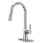 Fropo Pull Down Kitchen Faucet Sprayer, Polished Chrome Sink, Stainless Steel. Fixed Price $100.25.