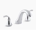 Kohler Fort Sculpted Deck-mount Bath Faucet Trim Polished Chrome (T10278-4-CP). Fixed Price $125.00.