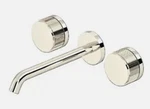 Rohl TAM08W3IWPN 1.2 Gpm Wall Mounted Widespread Bathroom Faucet W/wheel Handles. Fixed Price $420.00.