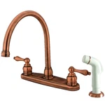 Kingston Brass KB72.AL Vintage 1.8 Gpm Standard Kitchen Faucet - Copper. Fixed Price $126.72.
