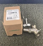 Prier C-235NP.75: 3/4" Fpt Vandal Proof Key Operated Angle Sill Faucet Satin Nic. Fixed Price $30.99.