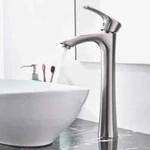 Kingo Home Modern Single Handle Tall Faucet Sink Brushed Nickel Vanity Bathroom. Fixed Price $69.70.