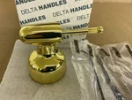 Delta H52PB Large Lever Handle Base - Polished Brass Shower Tub Faucet. Fixed Price $48.00.