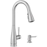 Moen 87205EWSRS Touchless Birchfield Spot Resist Stainless Kitchen Faucet. Fixed Price $164.99.