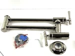Elkay Explore LKEC2091PN Pot Filler Wall Mount Kitchen Faucet Polished Nickel. Fixed Price $276.36.