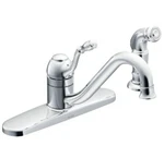 Moen Kitchen Faucet CA87009 Lindley 1-HANDLE Low Arcwith Side Spray Chrome New. Fixed Price $90.99.
