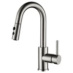 Bar Faucet With Pull Out Sprayer Single Hole, Jxmmp Handle Stainless S.... Fixed Price $160.09.
