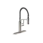 Kohler Ringby R38633-LVS Semi Pro Pull Down Kitchen Faucet Vibrant Stainless. Fixed Price $188.61.