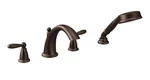 Moen Brantford Roman Tub Faucet Trim Kit Oil Rubbed Bronze 2-HANDLE ,hand Shower. Fixed Price $299.99.