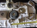 Kohler Memoirs Shower Faucet Trim Brushed Nickle W/ 2 Heads And Mixing Valve. Fixed Price $199.00.