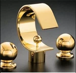 Kohler K-7914-8-PB Cirrus / Alterna Lavatory Faucet, Ball Handle, Polished Brass. Fixed Price $2999.00.