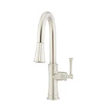 Signature Hardware 453873 Beasley Pull-down Kitchen Faucet Stainless Steel. Fixed Price $185.00.