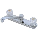 Homewerks 10-K82WNCH1B-Z Two Handle Kitchen Faucet, Chrome. Fixed Price $45.33.