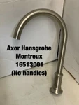 Hansgrohe Axor Montreux 16513001 Chrome Widespread Bathroom Faucet (no Handles). Fixed Price $225.00.