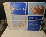Glacier Bay 8" Widespread 2-HANDLE Bathroom Faucet Polished Brass 476122 New. Fixed Price $54.99.
