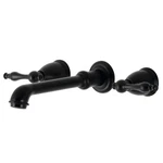 Kingston Brass KS7020NL Naples Twohandle 3HOLE Wall Mount Roman Tub Faucet. Fixed Price $192.85.