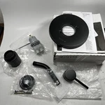 Has Scratches Delta Modern Shower Faucet Trim Kit Matte Black T14259-BLLHD-PP. Fixed Price $67.99.