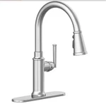 Glacier Bay Oswell Pull-down Sprayer Kitchen Faucet Stainless Steel 1009 514 223. Fixed Price $55.99.