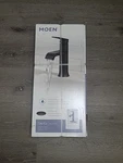 Moen Genta 84760BL Matte Black Bathroom Sink Faucet Single Handle Drain New. Fixed Price $149.99.