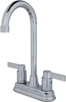 Kingston Brass KB8491NDL Nuvofusion 4" Centerset Bar Faucet, Polished Chrome. Fixed Price $90.99.
