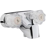 Dura Faucet DF-SA110A-CP Rv Tub And Crystal Acrylic Knobs, Chrome Polished. Fixed Price $45.40.
