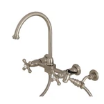 Kingston Brass KS129.AXBS Restoration 1.8 Gpm Widespread Bridge - Nickel. Fixed Price $347.72.