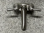 Moen Banbury Brushed Nickel 2-HANDLE Centerset Bathroom Faucet CA84912SRN. Fixed Price $48.99.