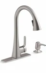 Kohler Maxton Pull-down Kitchen Faucet Vibrant Stainless Steel R22867-SD-VS. Fixed Price $149.00.