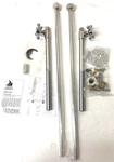 Cheviot Universal Free Standing Water Supply Lines Brushed Nickel 3965-BN. Fixed Price $339.00.