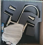 Brand New Brizo 62558LF-SS Tulham Bridge Kitchen Faucet Sidespray. Fixed Price $644.00.