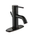 Glacier Bay HD67733W-6027D Single-handle Low Arc Bathroom Faucet, Bronze. Fixed Price $63.99.