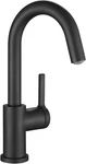 Matte Black Single Handle Kitchen Sink Faucet - Modern Design AS1010MB. Fixed Price $158.99.