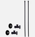 Westbrass D105KBN-62 1/2 Ips X 3/8 Bullnose Riser Faucet Kit Round Matte Black. Fixed Price $23.99.